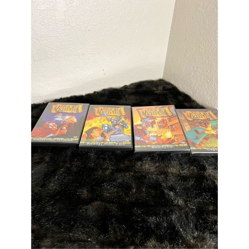 Lot of 4 The Story Keepers‎ DVDs ZonderKidz Vol. 3,4,8,10